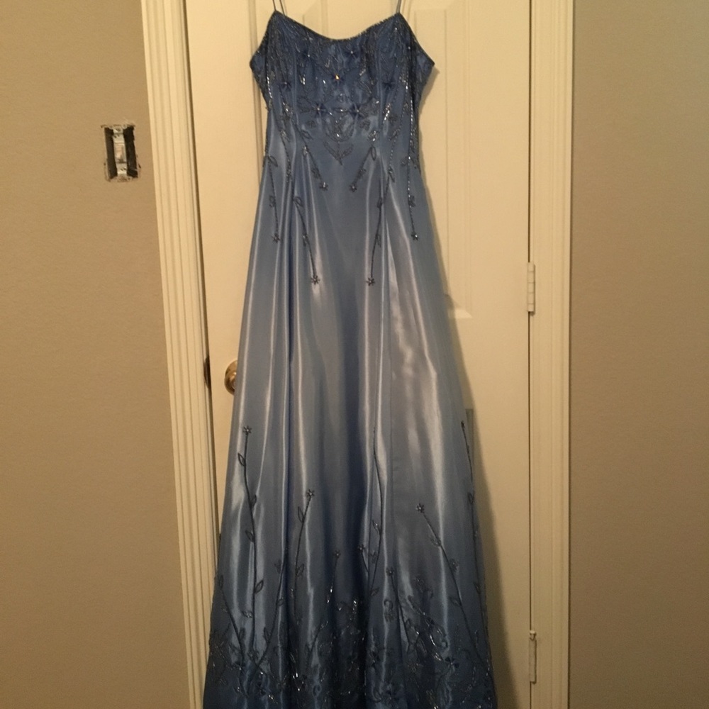 Stunning blue ombré ball gown